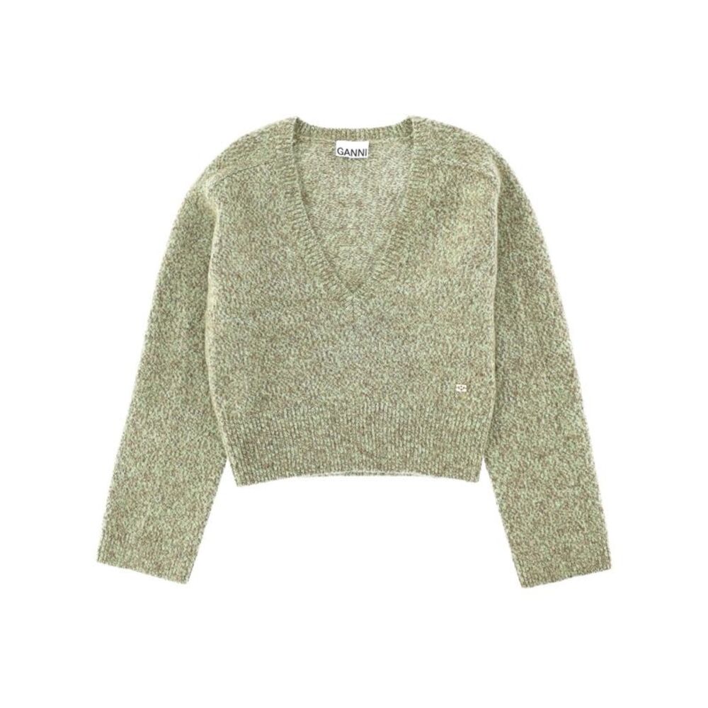 Ganni Women V-Neck Sweater